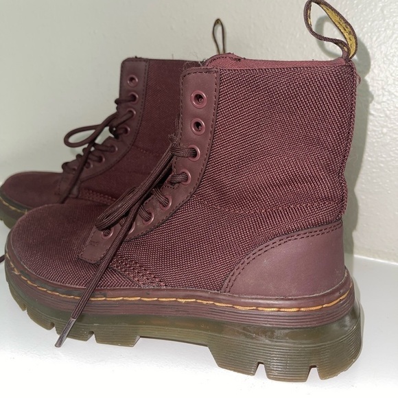 DR. MARTENS combs burgundy, boots man 4. Ladies 5 - Picture 7 of 15